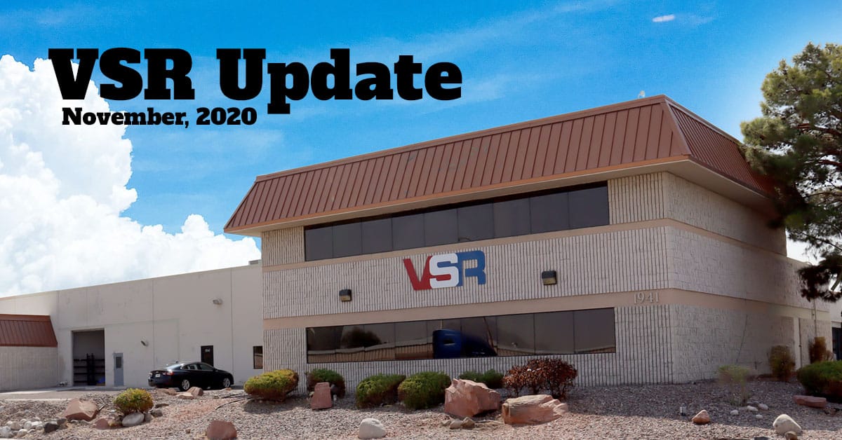 VSR News Update November 2020 - VSR Industries, Inc.